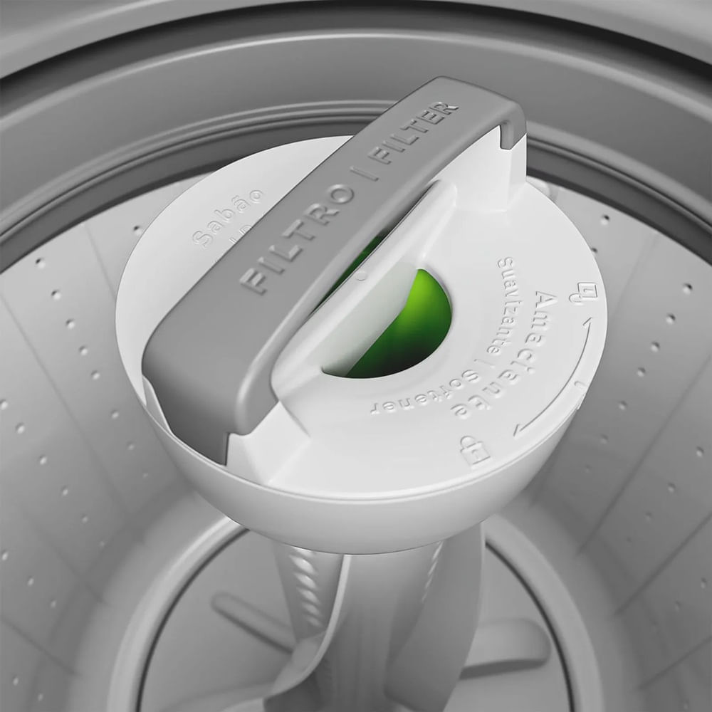 Lavadora de Roupas Consul 10Kg com Dosagem Econômica Branca CWB10BB - 220 Volts